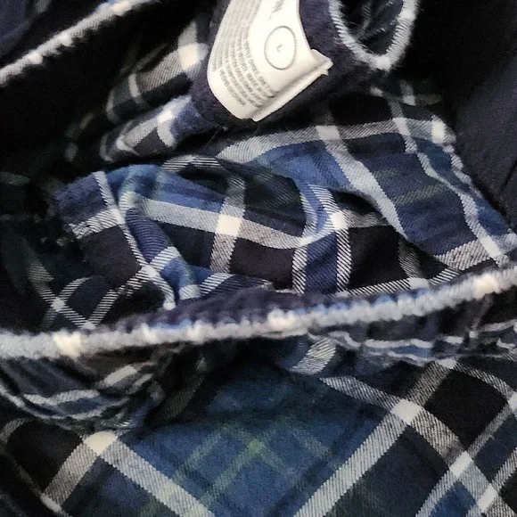 [Goodfellow] Hi Rise Blue Plaid Drawstring Pajamas - Size XL - Picture 6 of 8
